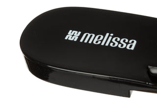 Japonki Melissa Harmonic Iris Ad Black Silver 010491, Czarny, Tworzywo sztuczne