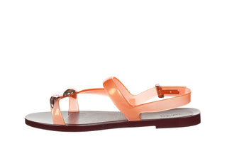 Sandały Melissa Iris Sandal Ad Burgundy Orange 010495, Pomarańczowy, Tworzywo sztuczne