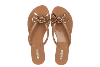 Japonki Melissa Harmonic Iris Ad Brown Rose Gold 010492, Brązowy, Tworzywo sztuczne