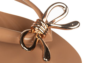 Japonki Melissa Harmonic Iris Ad Brown Rose Gold 010492, Brązowy, Tworzywo sztuczne