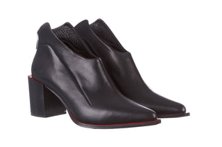 Botki Bayla-195 20K-7204 Black 195022, Czarny, Skóra naturalna