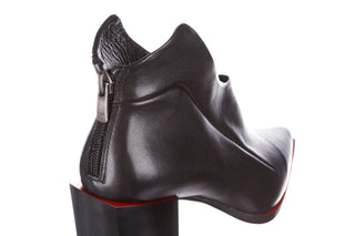 Botki Bayla-195 20K-7204 Black 195022, Czarny, Skóra naturalna