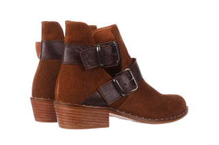 Botki Bayla-195 19K-802 Vizon Brown 195020, Brąz, Skóra naturalna