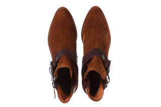 Botki Bayla-195 19K-802 Vizon Brown 195020, Brąz, Skóra naturalna