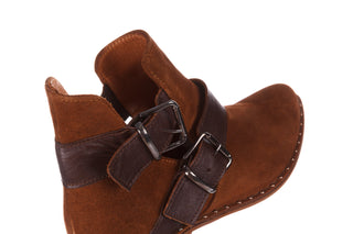 Botki Bayla-195 19K-802 Vizon Brown 195020, Brąz, Skóra naturalna