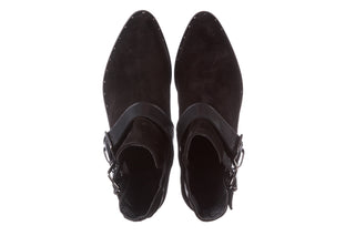 Botki Bayla-195 19K-802 Siyah Black 195019, Czarny, Skóra naturalna