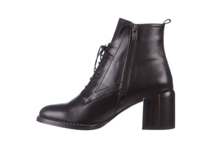 Trzewiki Bayla-195 20K-6508 Black 195004, Czarny, Skóra naturalna