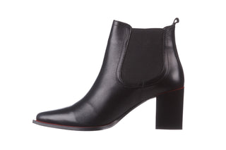 Botki Bayla-195 20K-7200 Black 195012, Czarny, Skóra naturalna
