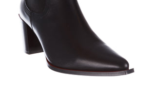 Botki Bayla-195 20K-7200 Black 195012, Czarny, Skóra naturalna