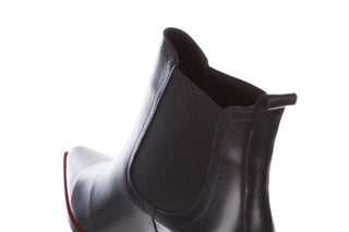 Botki Bayla-195 20K-7200 Black 195012, Czarny, Skóra naturalna