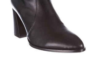 Botki Bayla-195 20K-7001 Black 195021, Czarny, Skóra naturalna