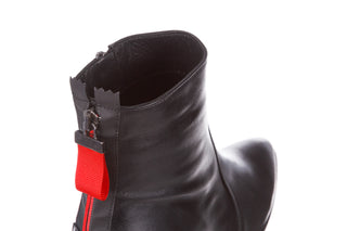 Botki Bayla-195 20K-7001 Black 195021, Czarny, Skóra naturalna