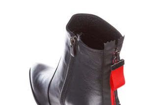 Botki Bayla-195 20K-7001 Black 195021, Czarny, Skóra naturalna