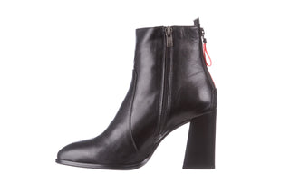 Botki Bayla-195 20K-7001 Black 195021, Czarny, Skóra naturalna