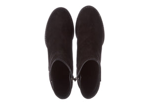 Botki Bayla-195 20K-6501 Black Suede 195003, Czarny, Skóra naturalna