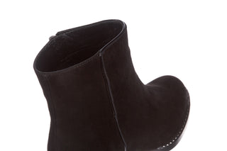 Botki Bayla-195 20K-6501 Black Suede 195003, Czarny, Skóra naturalna