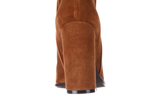 Botki Bayla-195 OZ-7337 Chestnut Suede 195018, Brąz, Skóra naturalna