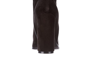 Botki Bayla-195 OZ-7337 Black Suede 195016, Czarny, Skóra naturalna