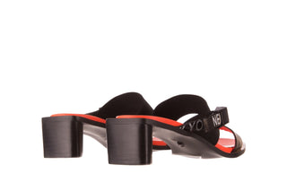 Klapki Sca'viola E-48 Black, Czarny, Skóra naturalna