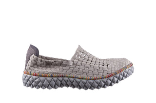 Półbuty Rock Full Breath Bin Lt Lt Grey With Tutti Frutti Binding 23 032957, Szary, Materiał