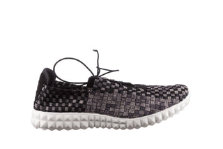 Półbuty Rock Noam Violet Beige Smoke Met Blk, Czarny/ Szary, Materiał