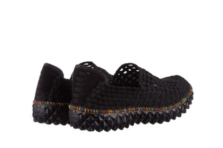 Półbuty Rock Full Breath Bin Black With Tutti Frutti Binding 23 032956, Czarny, Materiał
