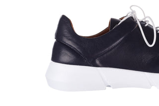 Trampki Bayla-161 018 650 Navy, Granat, Skóra naturalna