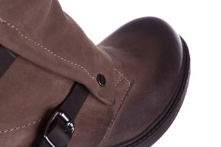 Trzewiki Bayla 161 050 2330 Taupe Nubuck 161174, Szary, Skóra naturalna