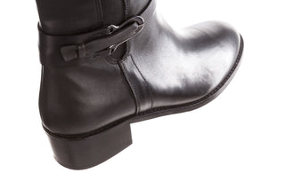 Kozaki Bayla-161 077 44596 Black 22 161400, Czarny, Skóra naturalna