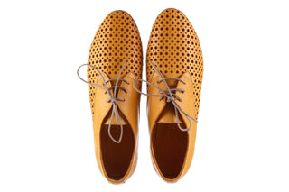 Półbuty Bayla-161 138 80129 Noce, Żółty, Skóra naturalna