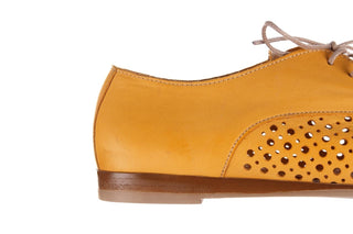 Półbuty Bayla-161 138 80129 Noce, Żółty, Skóra naturalna