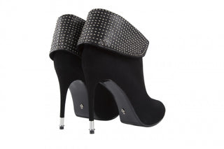 Botki Sca'viola W3322D-6041R Black Suede, Czarny, Skóra naturalna