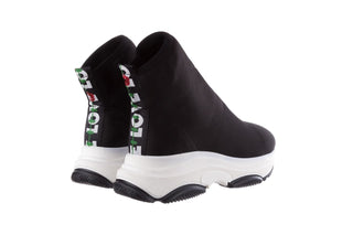 Sneakersy Bayla-155 001-002 Czarne Sneakersy 19, Czarny, Materiał