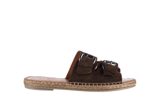 Klapki Bayla-161 059 510 Khaki, Zielony, Skóra naturalna
