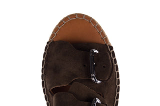 Klapki Bayla-161 059 510 Khaki, Zielony, Skóra naturalna