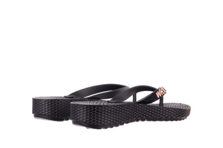 Klapki Dijean 291 344 Black-Coral, Czarny, Guma