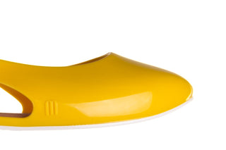 Sandały Melissa Lipstick Ad Yellow Brown White, Żółty, Guma