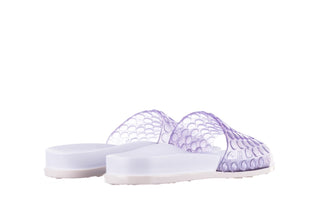 Klapki Melissa Polibolha Slide Ad White Clear, Biały, Guma