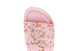 Klapki Melissa Beach Slide 3db IV Ad Pink Gold, Róż, Guma