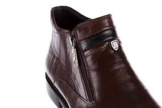 Botki John Doubare YGFR-Z106-306-2 Brown 104264, Brązowy, Skóra naturalna