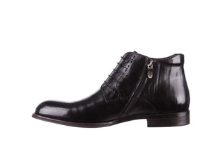 Trzewiki Brooman L9002-26-A13-R Black, Czarny, Skóra naturalna