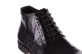 Trzewiki Brooman L9002-26-A13-R Black, Czarny, Skóra naturalna