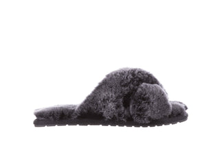 Kapcie Emu Mayberry Frost Black 21 119140, Czarny, Futro naturalne