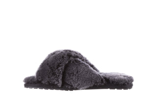 Kapcie Emu Mayberry Frost Black 21 119140, Czarny, Futro naturalne