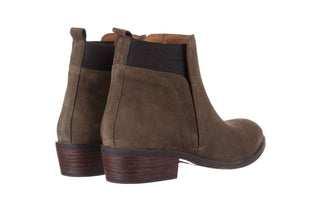 Botki Bayla-161 061-2004 Khaki, Zielony, Skóra naturalna