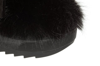 Śniegowce Oscar Baffy Short Eco Black 012076, Czarny, Futro sztuczne