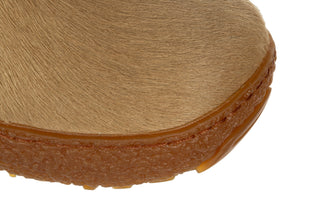 Śniegowce Oscar Julia Beige 012079, Beżowy, Futro naturalne