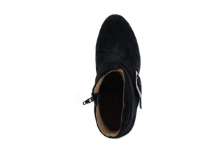 Botki Sca'viola 3W542 Suede Black, Czarny, Skóra naturalna