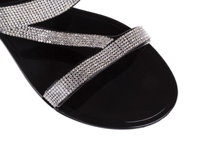 Klapki Sca'viola 933 Black, Czarny, Silikon