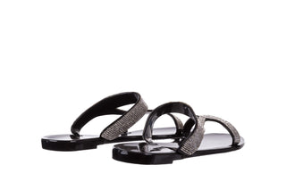 Klapki Sca'viola 933 Black, Czarny, Silikon